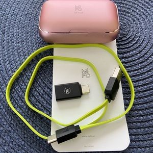 Mifo O5 Plus Gen 2 wireless Bluetooth earbuds with charging case.